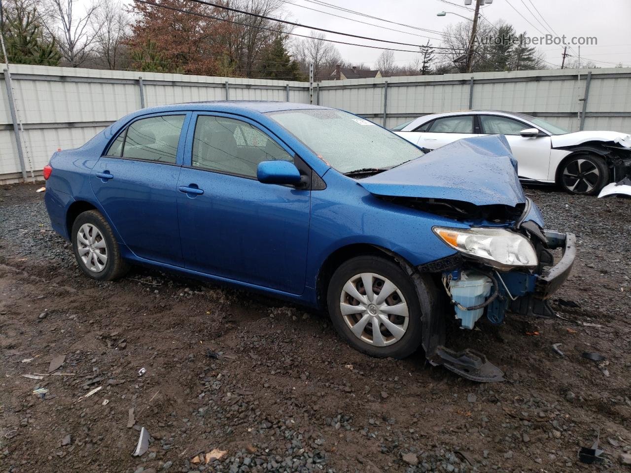 2010 Toyota Corolla Base Blue vin: JTDBU4EE7AJ084757