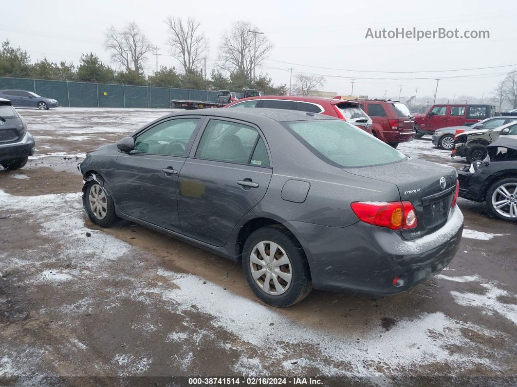 2010 Toyota Corolla Le Серый vin: JTDBU4EE8AJ056014