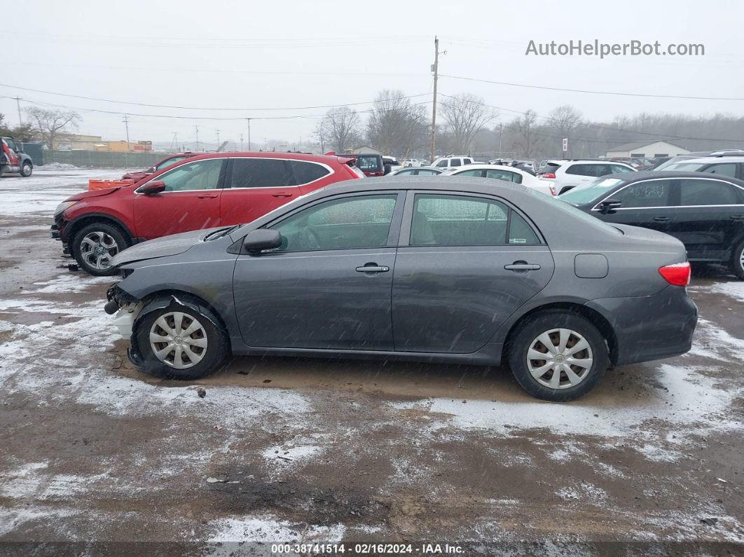 2010 Toyota Corolla Le Серый vin: JTDBU4EE8AJ056014