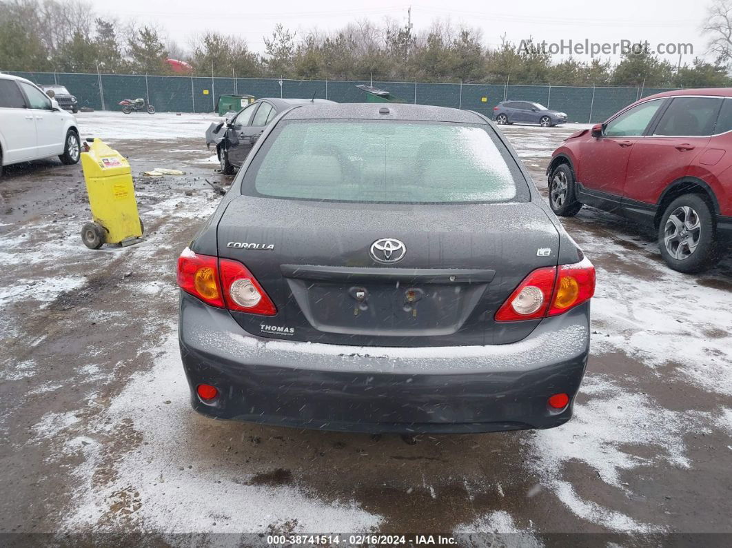 2010 Toyota Corolla Le Серый vin: JTDBU4EE8AJ056014