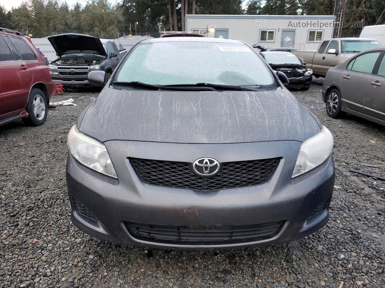 2010 Toyota Corolla Base Серый vin: JTDBU4EE8AJ083634