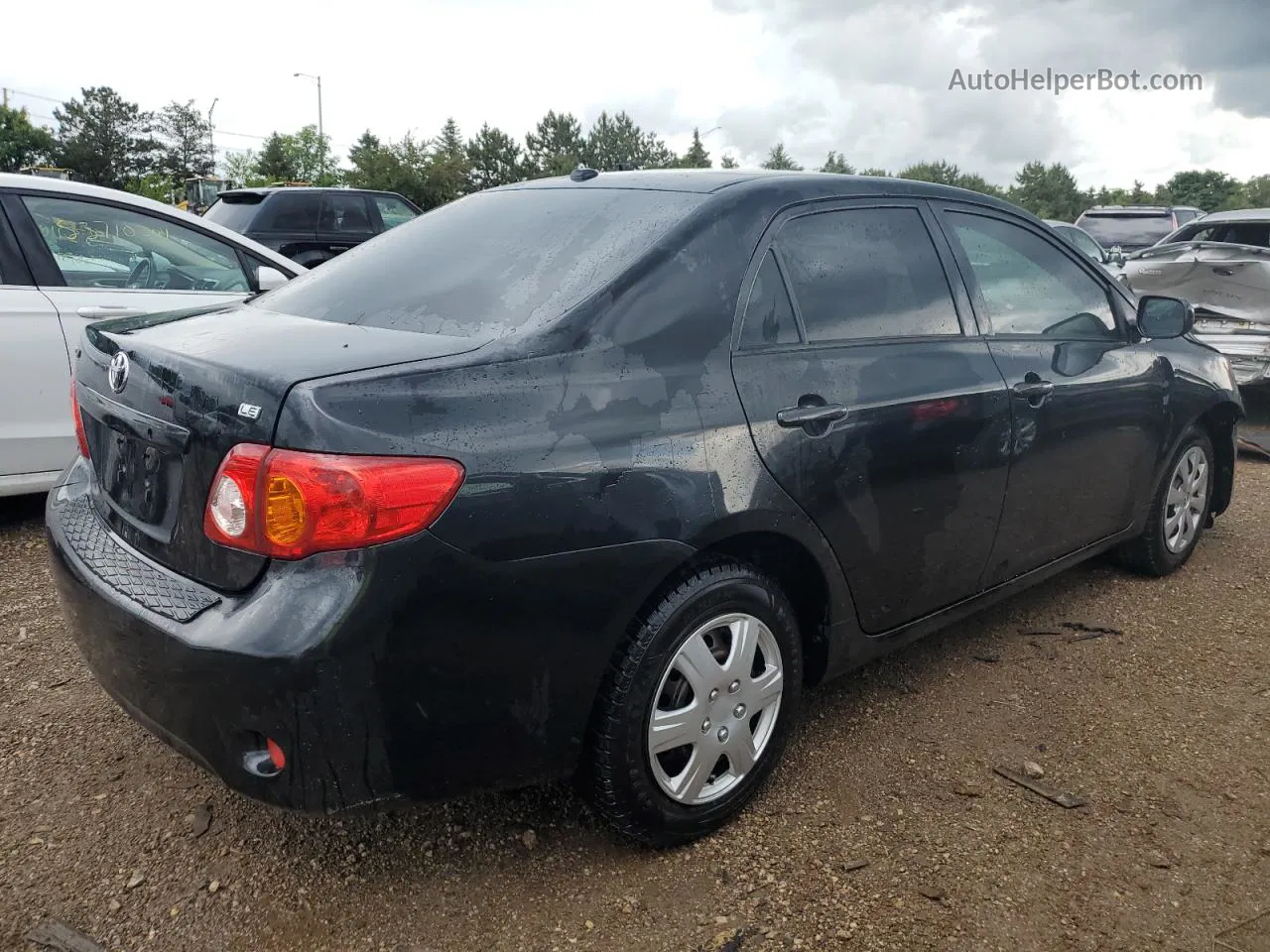 2010 Toyota Corolla Base Черный vin: JTDBU4EE8AJ084301