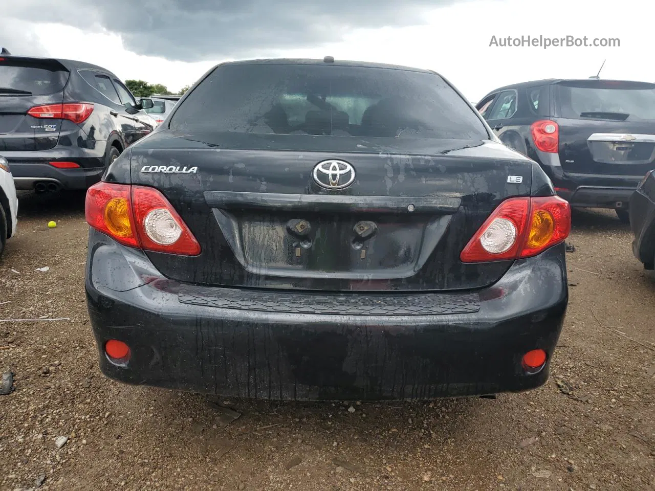 2010 Toyota Corolla Base Black vin: JTDBU4EE8AJ084301