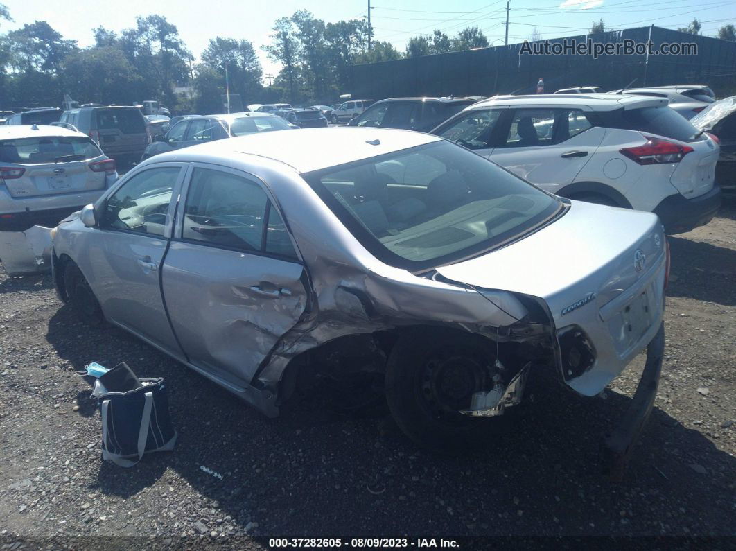 2010 Toyota Corolla   Silver vin: JTDBU4EE9A9095731