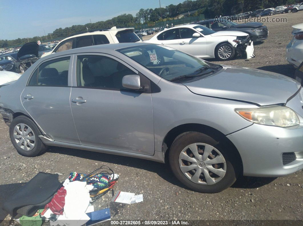 2010 Toyota Corolla   Silver vin: JTDBU4EE9A9095731