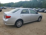 2010 Toyota Corolla Base Silver vin: JTDBU4EE9A9116030