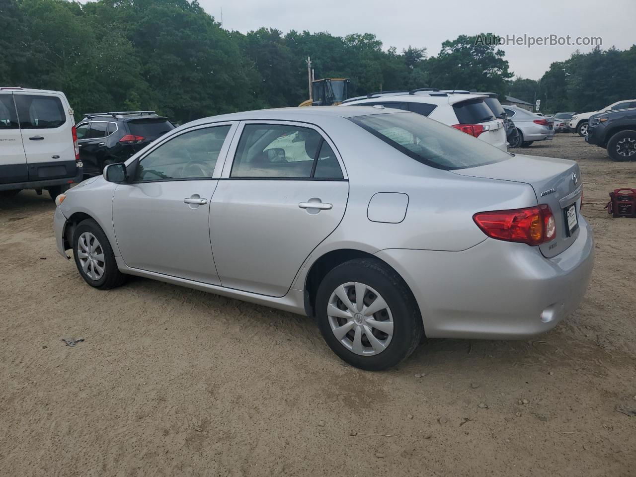 2010 Toyota Corolla Base Silver vin: JTDBU4EE9A9116030