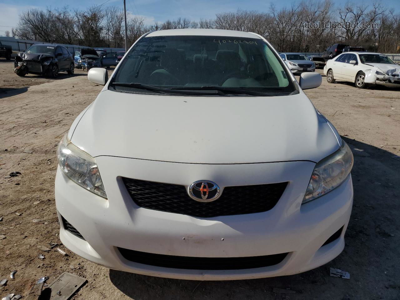 2010 Toyota Corolla Base White vin: JTDBU4EE9AJ078944