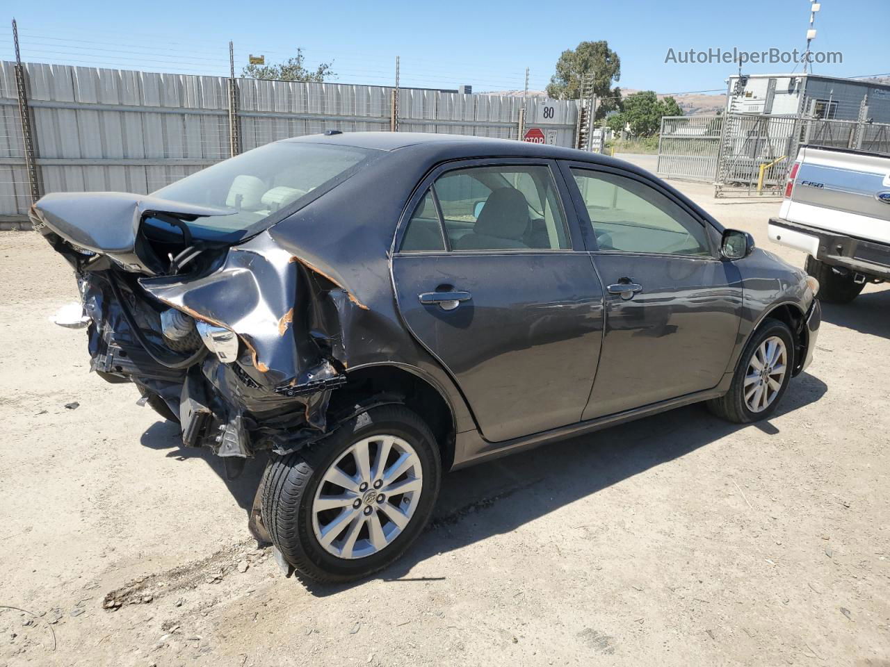 2010 Toyota Corolla Base Charcoal vin: JTDBU4EEXA9108955