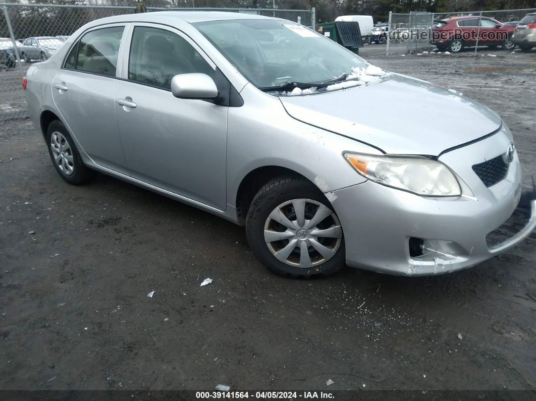 2010 Toyota Corolla Le Silver vin: JTDBU4EEXA9118515