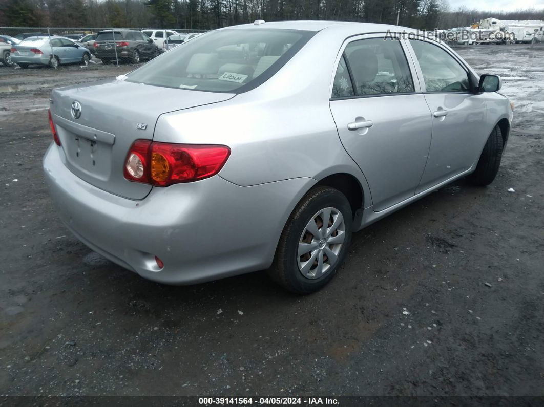 2010 Toyota Corolla Le Silver vin: JTDBU4EEXA9118515