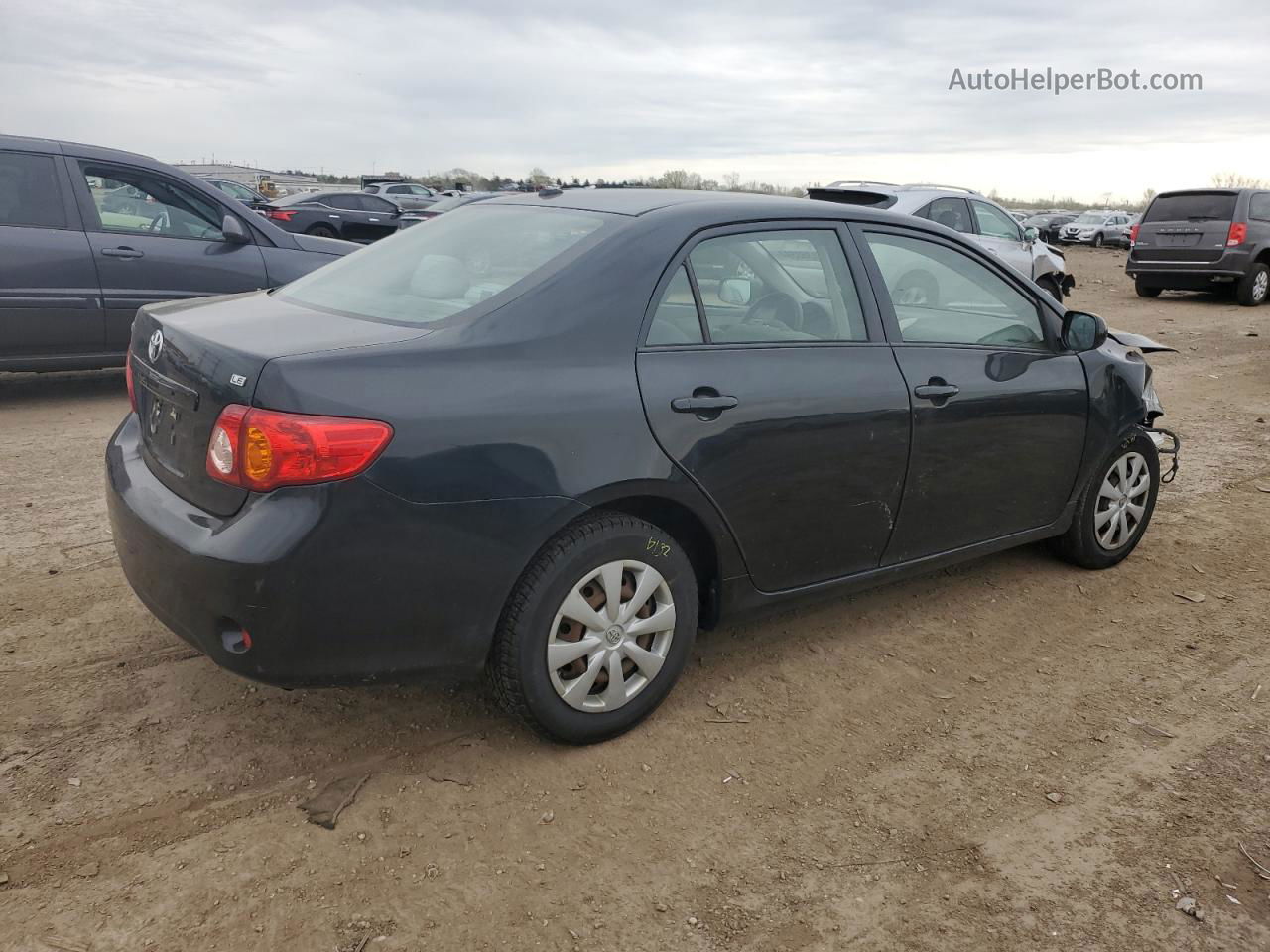 2010 Toyota Corolla Base Black vin: JTDBU4EEXAJ055432