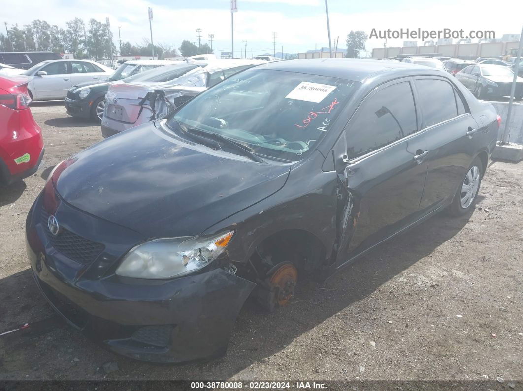 2010 Toyota Corolla Le Black vin: JTDBU4EEXAJ062395