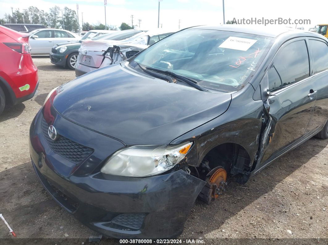 2010 Toyota Corolla Le Black vin: JTDBU4EEXAJ062395