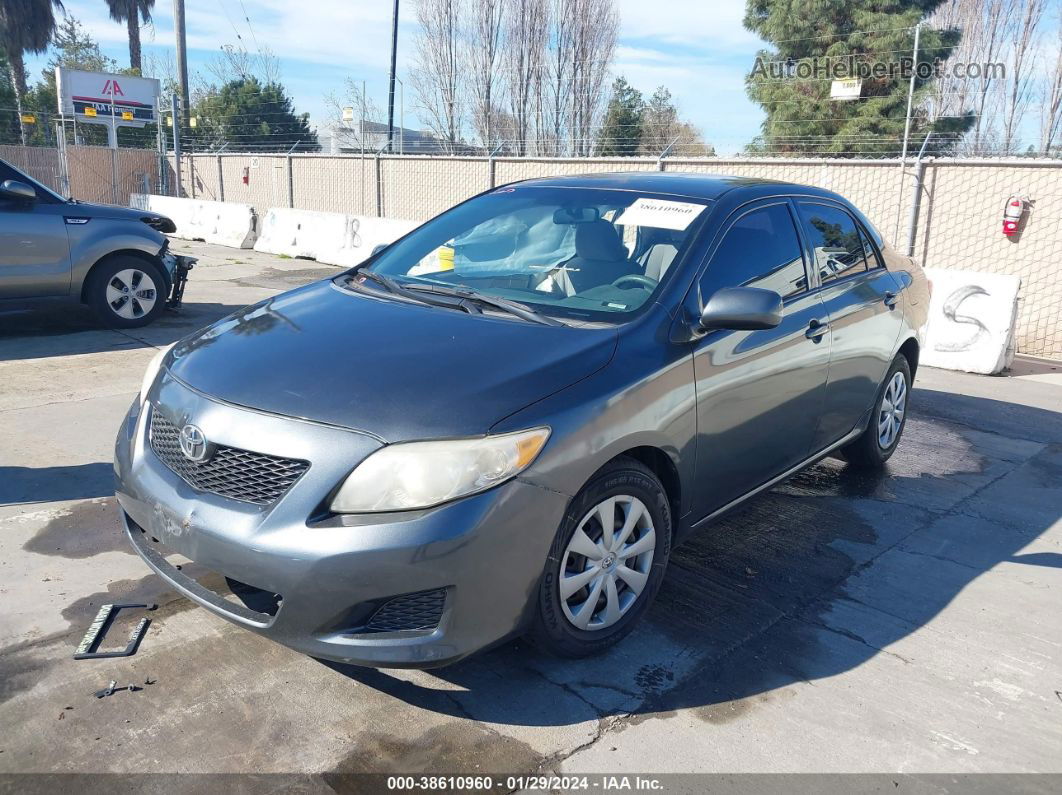 2010 Toyota Corolla Le Gray vin: JTDBU4EEXAJ083005