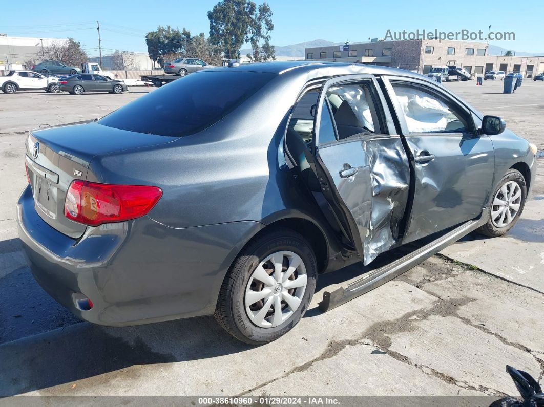 2010 Toyota Corolla Le Gray vin: JTDBU4EEXAJ083005