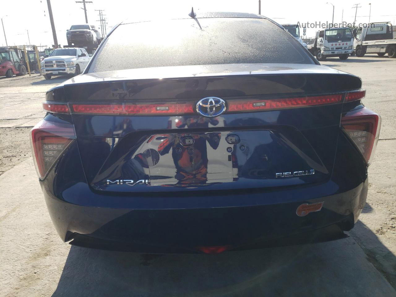 2019 Toyota Mirai  Синий vin: JTDBVRBD0KA007638