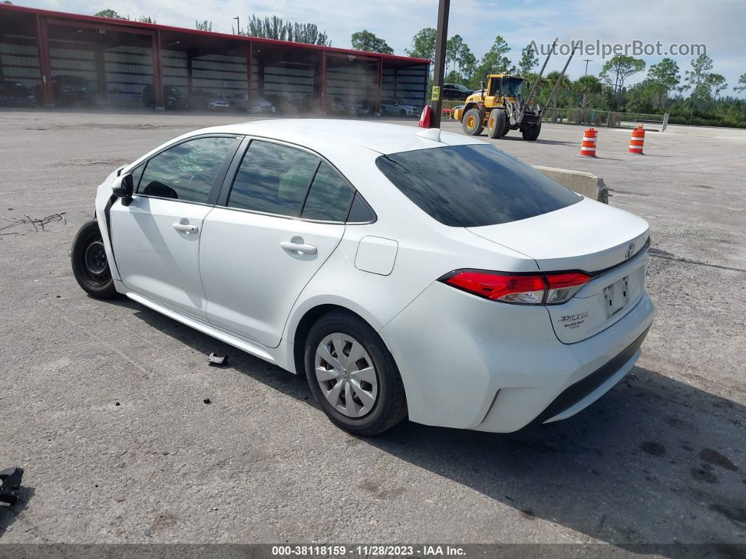 2021 Toyota Corolla L White vin: JTDDPMAE1MJ128147