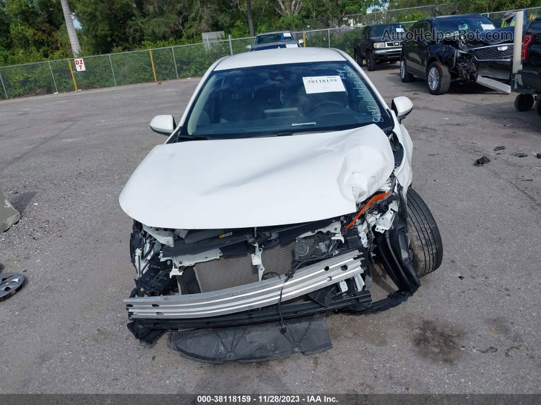 2021 Toyota Corolla L White vin: JTDDPMAE1MJ128147