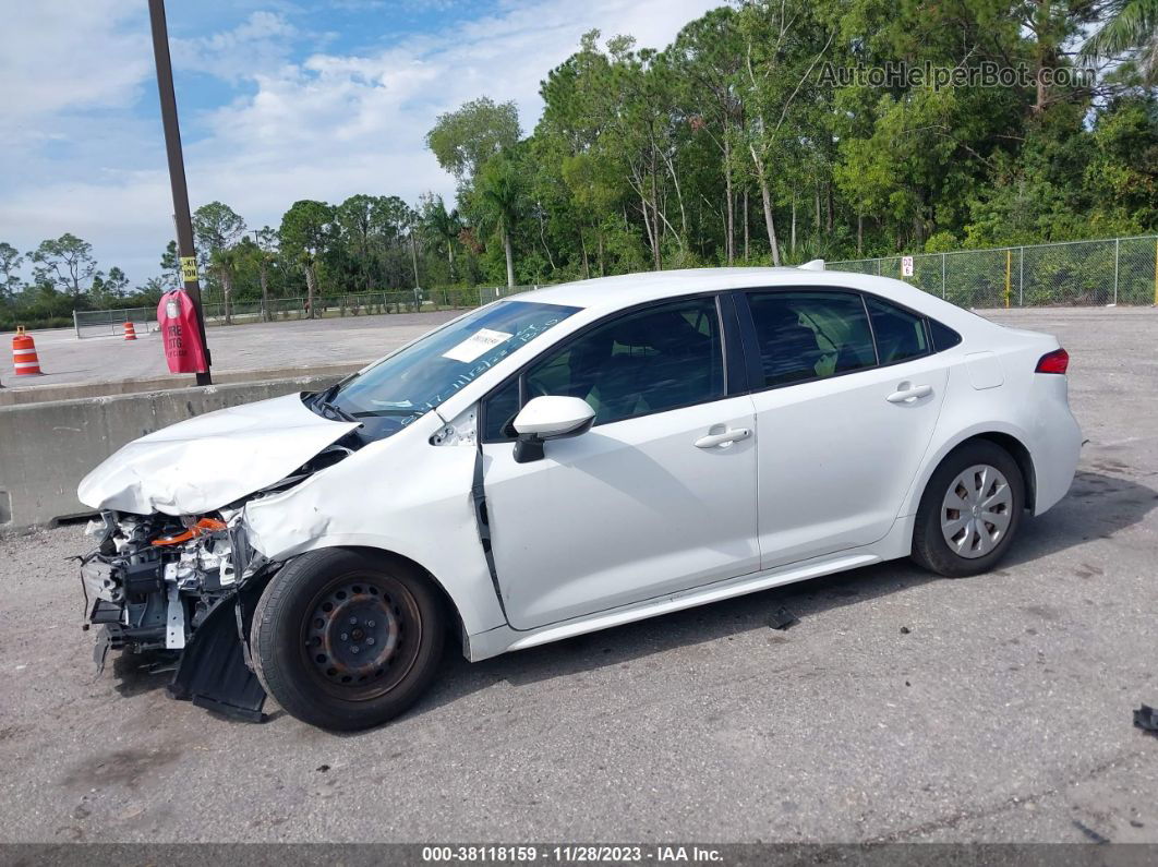 2021 Toyota Corolla L White vin: JTDDPMAE1MJ128147