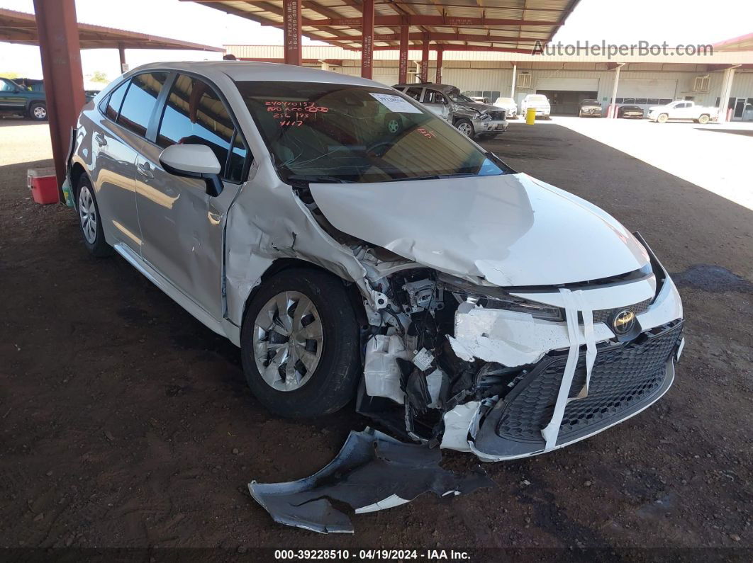 2021 Toyota Corolla L White vin: JTDDPMAE8MJ184117