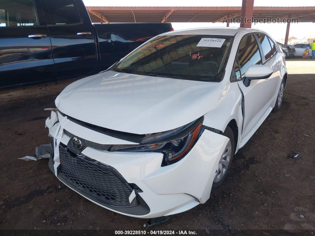 2021 Toyota Corolla L White vin: JTDDPMAE8MJ184117