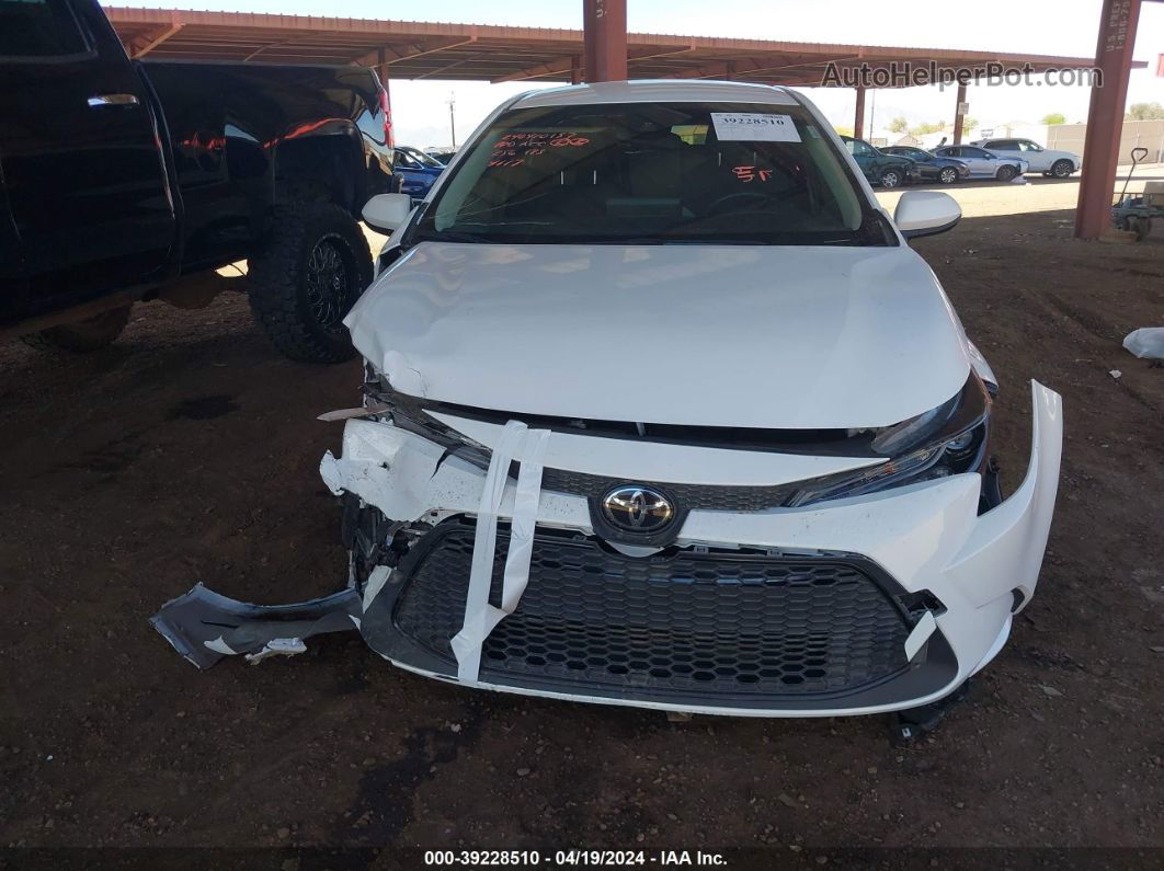 2021 Toyota Corolla L White vin: JTDDPMAE8MJ184117