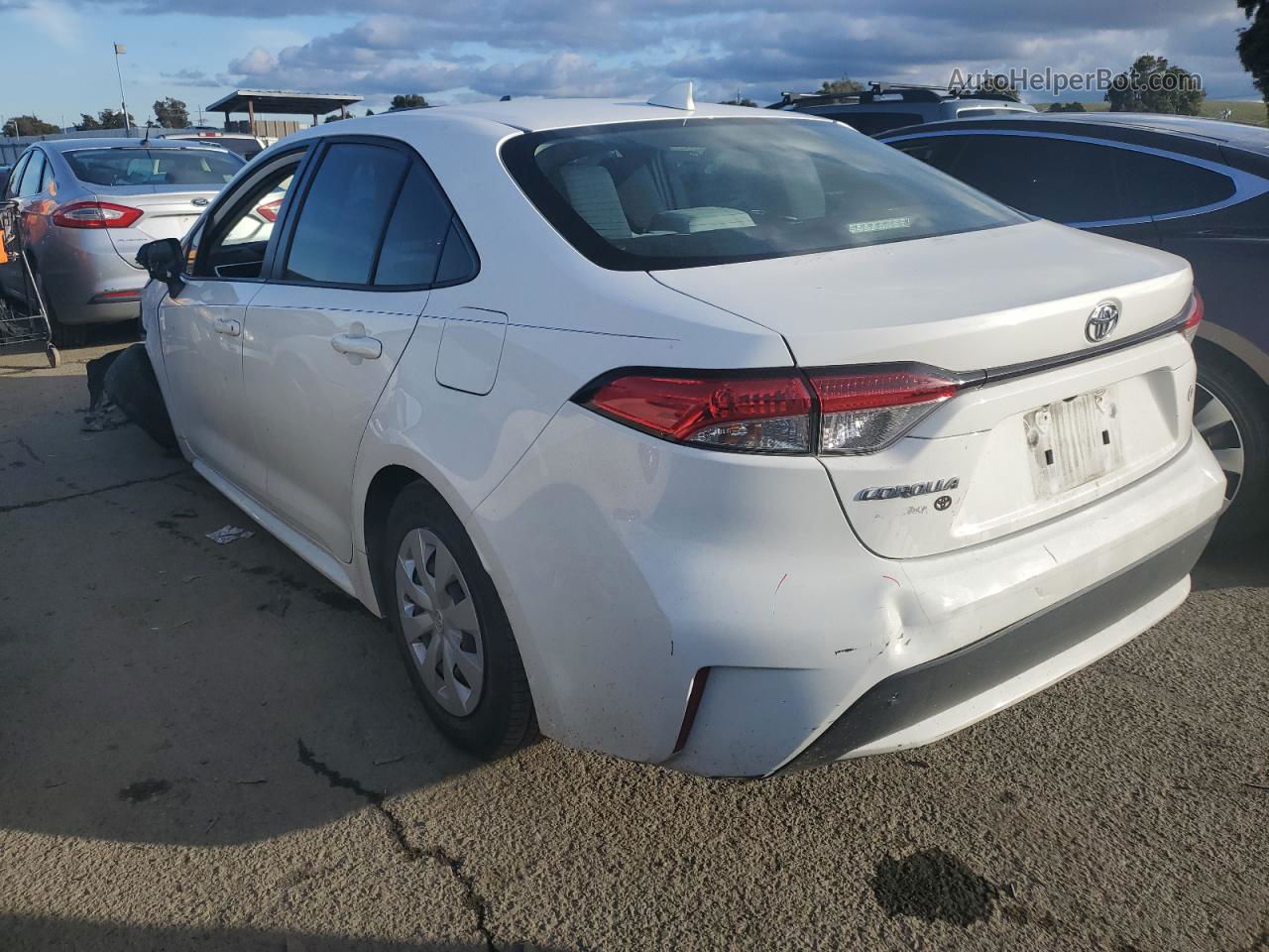 2020 Toyota Corolla L White vin: JTDDPRAE4LJ077898