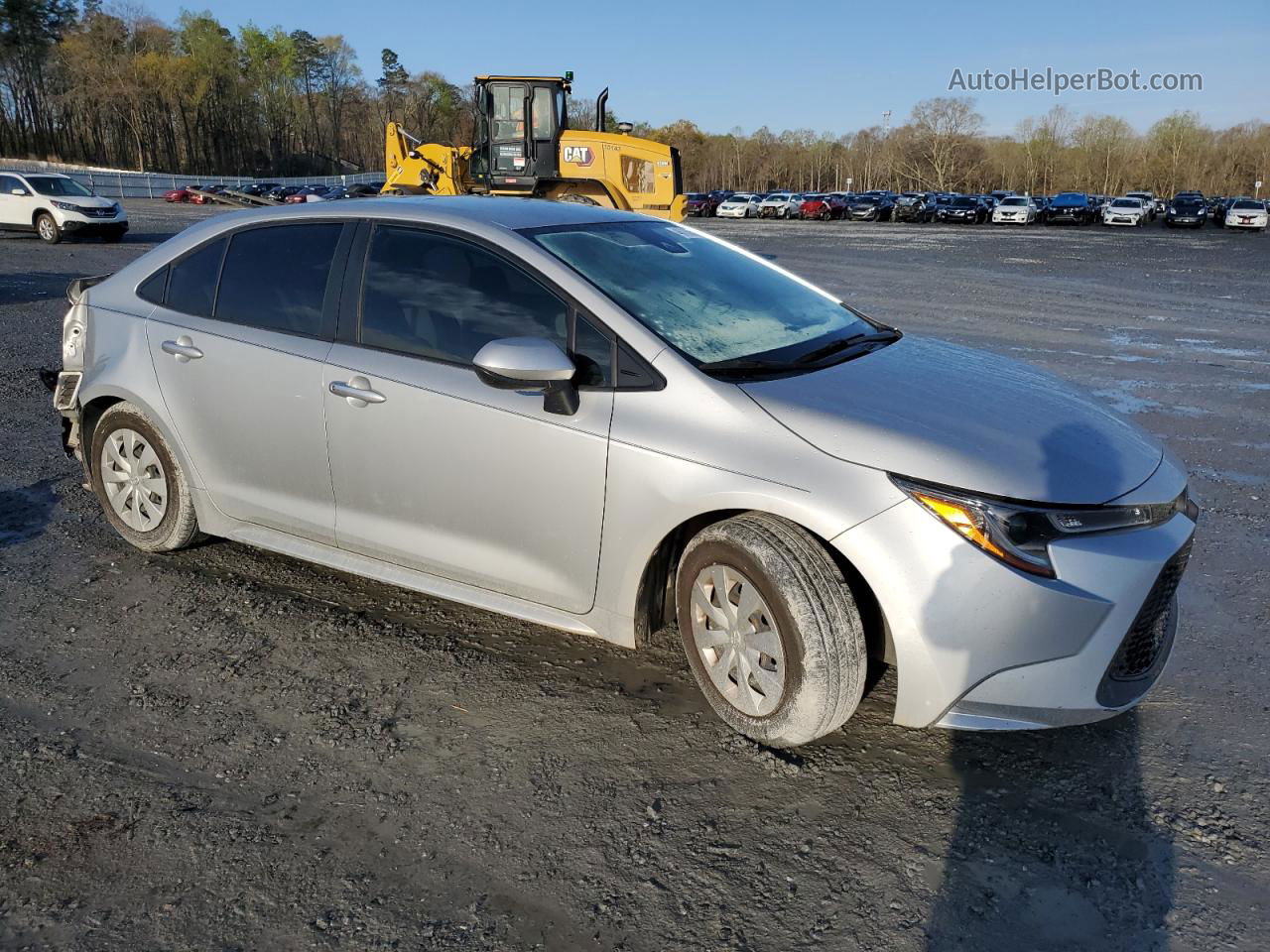 2020 Toyota Corolla L Silver vin: JTDDPRAE5LJ108088