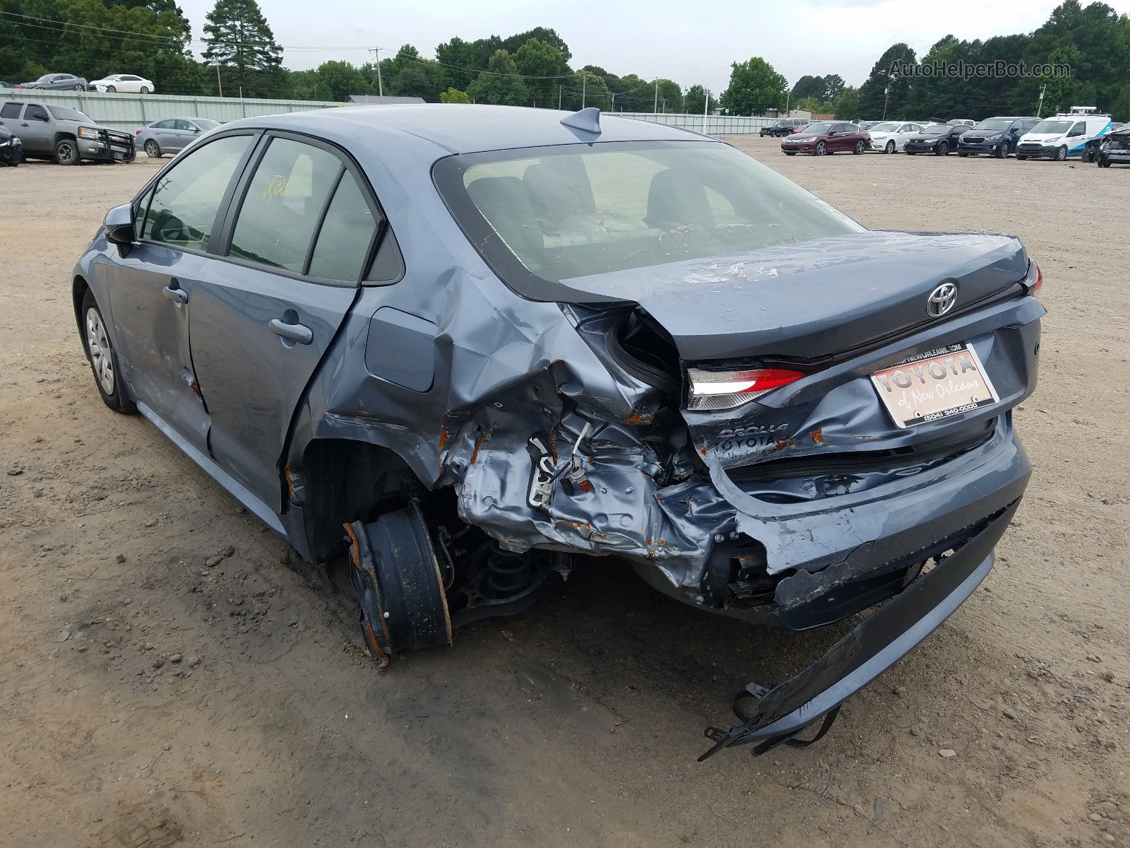 2020 Toyota Corolla L Gray vin: JTDDPRAE9LJ073846