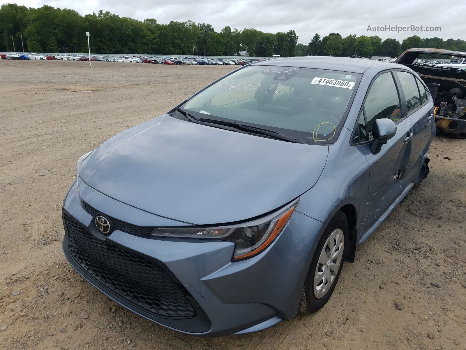 2020 Toyota Corolla L Gray vin: JTDDPRAE9LJ073846