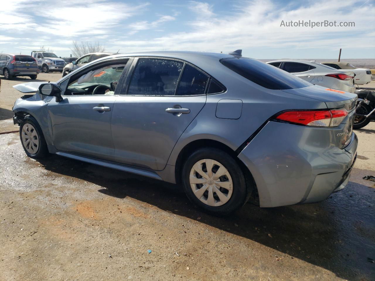 2020 Toyota Corolla L Blue vin: JTDDPRAEXLJ091109