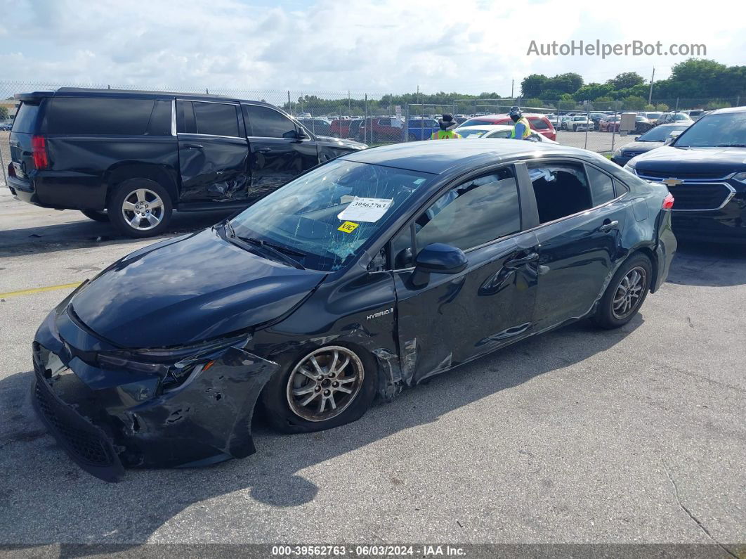 2021 Toyota Corolla Hybrid Le Black vin: JTDEAMDE0MJ010947