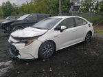 2021 Toyota Corolla Le White vin: JTDEAMDE0MJ018028