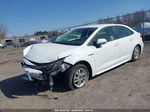 2021 Toyota Corolla Hybrid Le White vin: JTDEAMDE0MJ019129