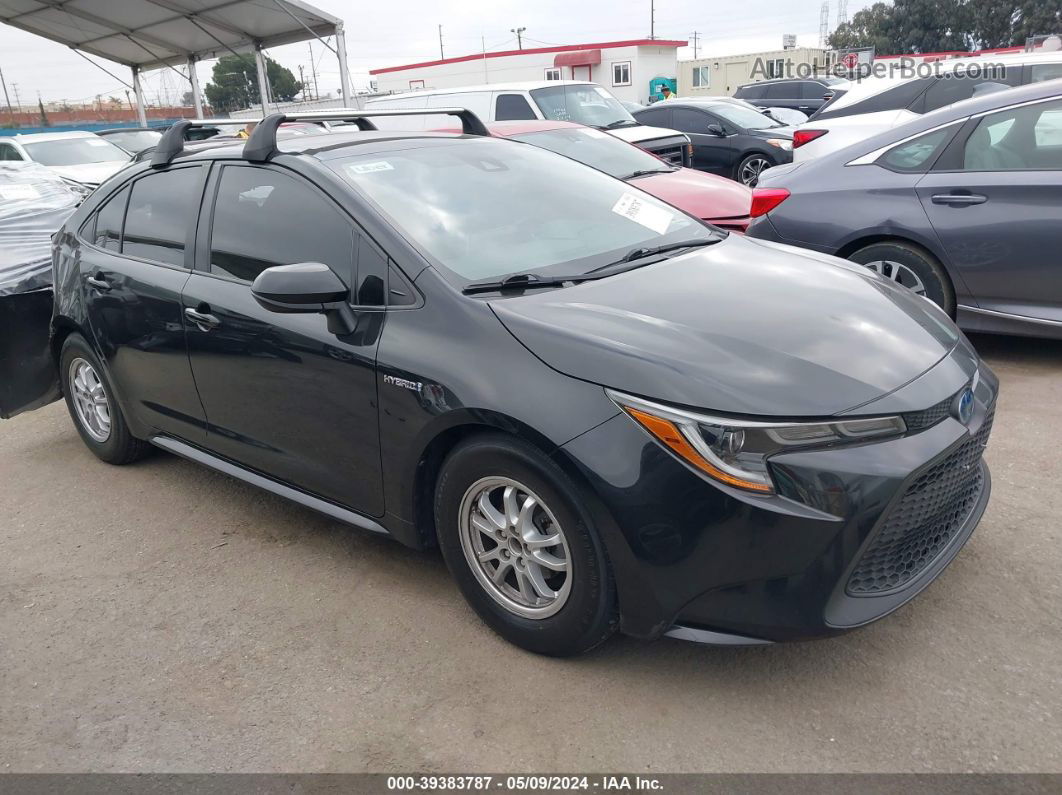 2021 Toyota Corolla Hybrid Le Black vin: JTDEAMDE1MJ002209