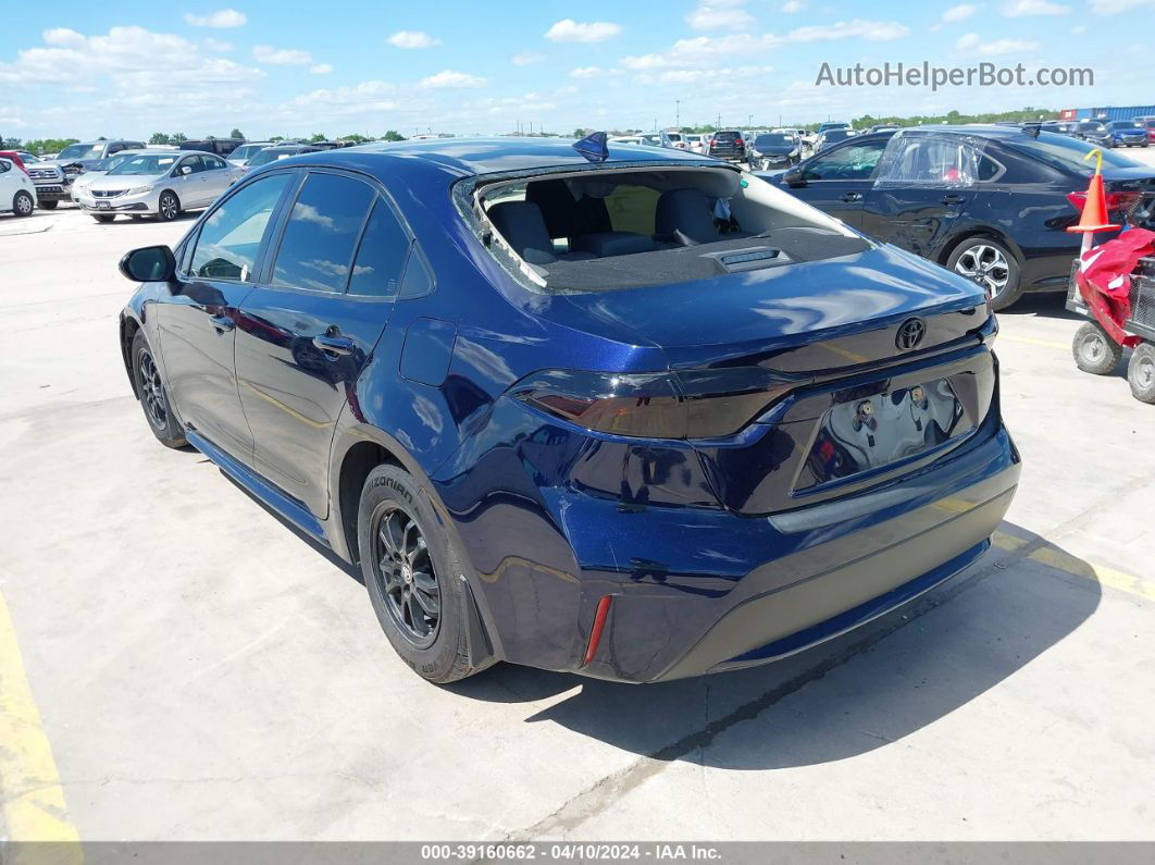 2021 Toyota Corolla Hybrid Le Blue vin: JTDEAMDE1MJ005398