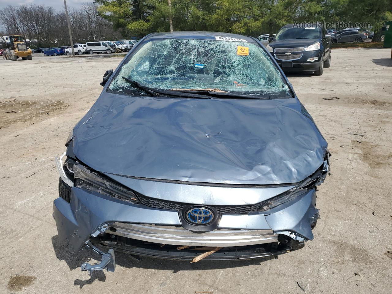 2021 Toyota Corolla Le Blue vin: JTDEAMDE3MJ012966