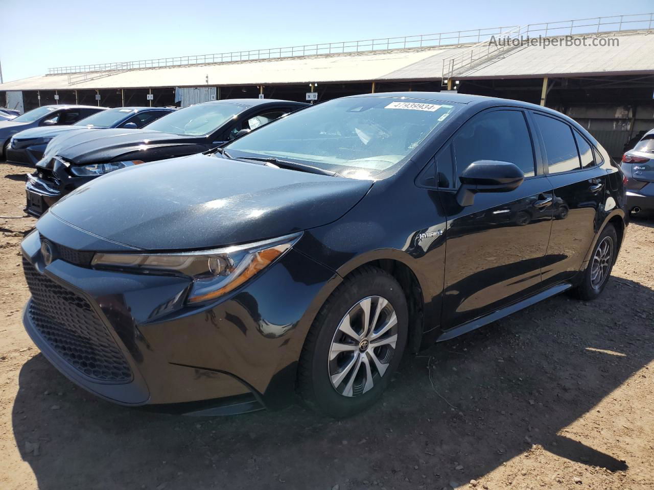 2021 Toyota Corolla Le Black vin: JTDEAMDE3MJ017505