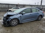 2021 Toyota Corolla Le Синий vin: JTDEAMDE3MJ027631