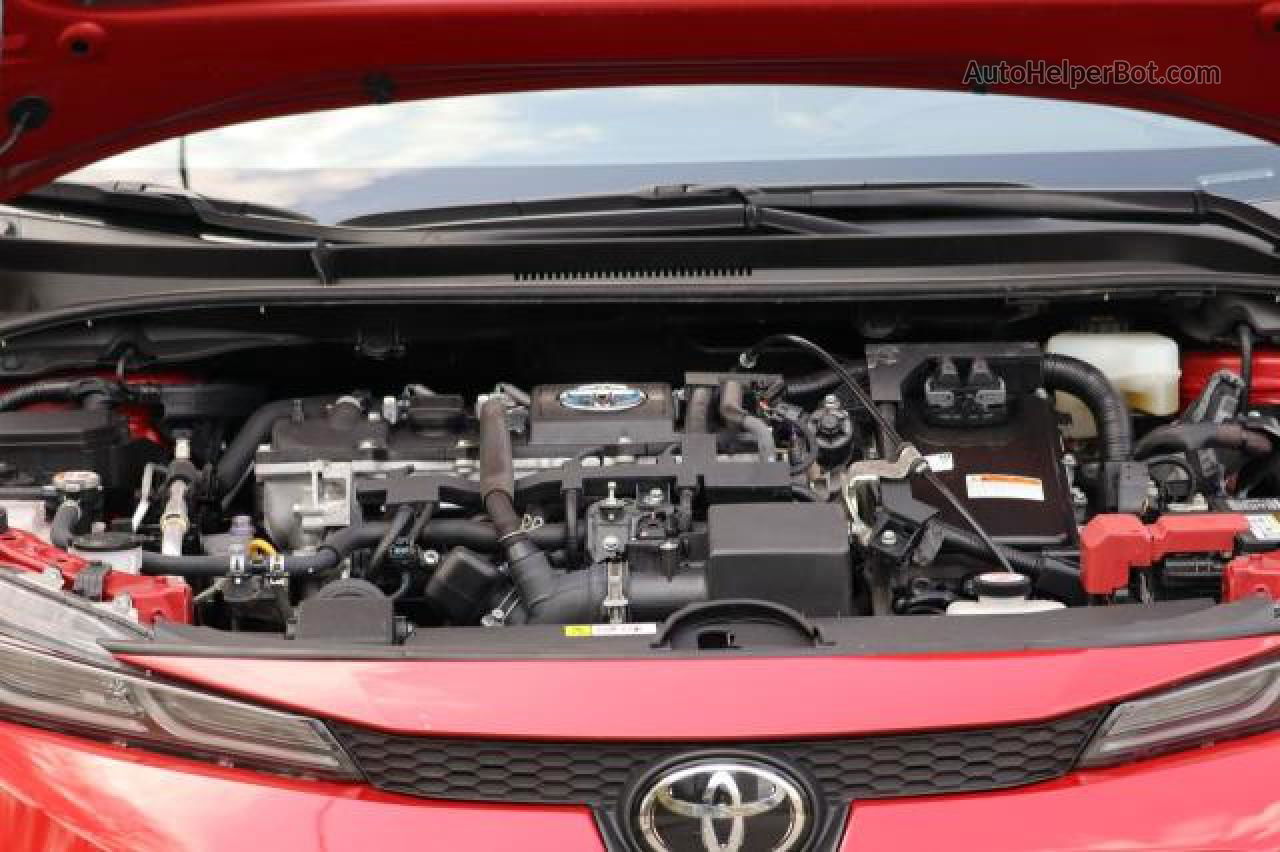 2021 Toyota Corolla Le Red vin: JTDEAMDE4MJ002866