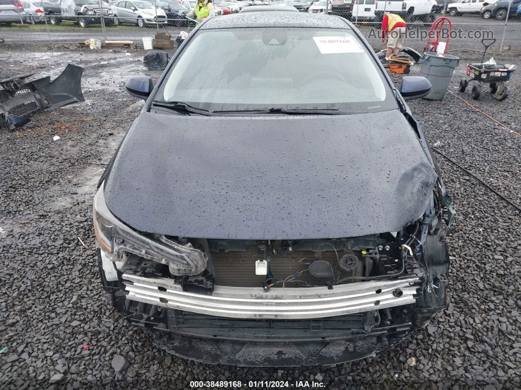 2021 Toyota Corolla Hybrid Le Blue vin: JTDEAMDE4MJ020557