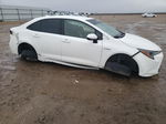 2021 Toyota Corolla Le White vin: JTDEAMDE4MJ024950