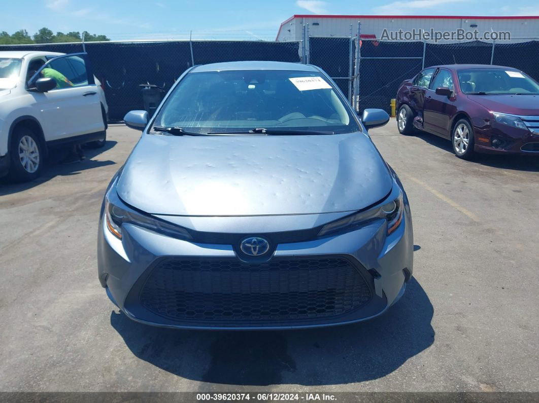 2021 Toyota Corolla Hybrid Le Blue vin: JTDEAMDE4MJ028285