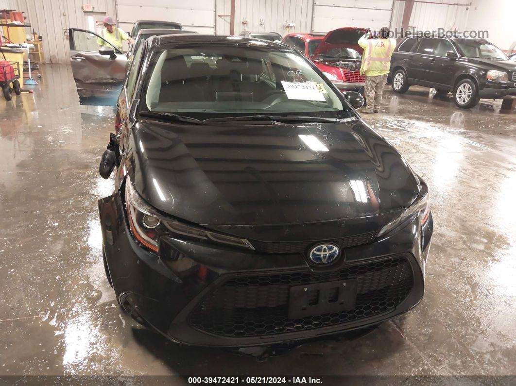 2021 Toyota Corolla Hybrid Le Black vin: JTDEAMDE4MJ030506