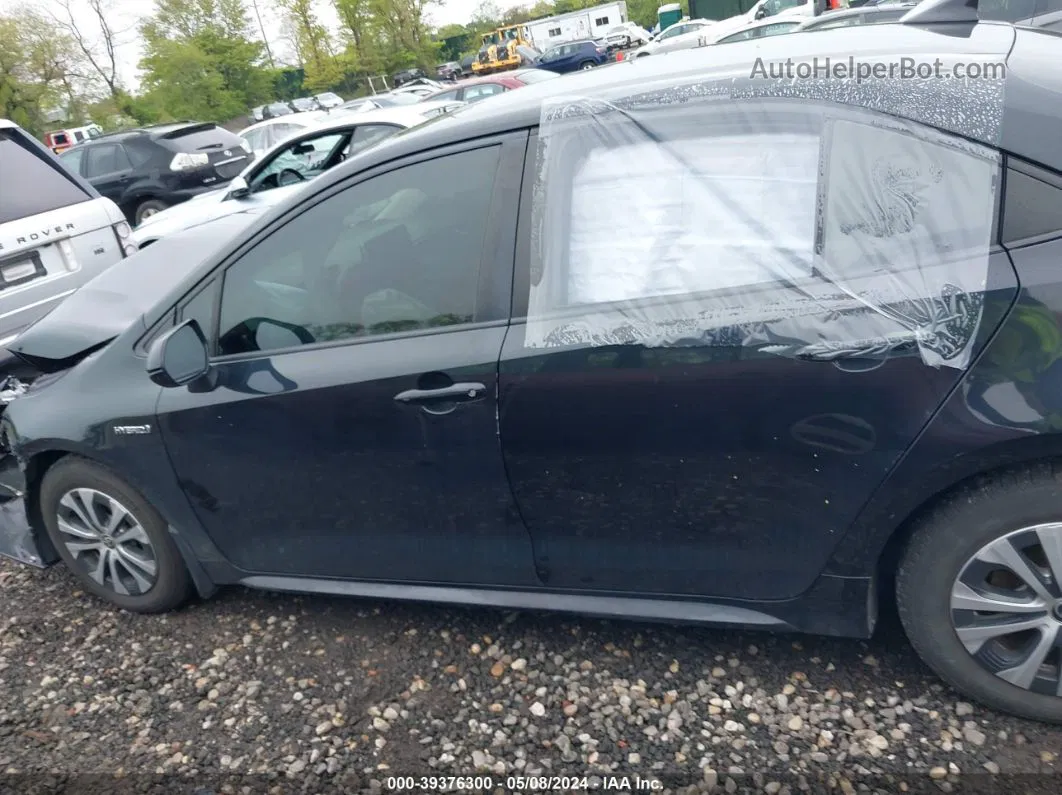 2021 Toyota Corolla Hybrid Le Black vin: JTDEAMDE5MJ000950