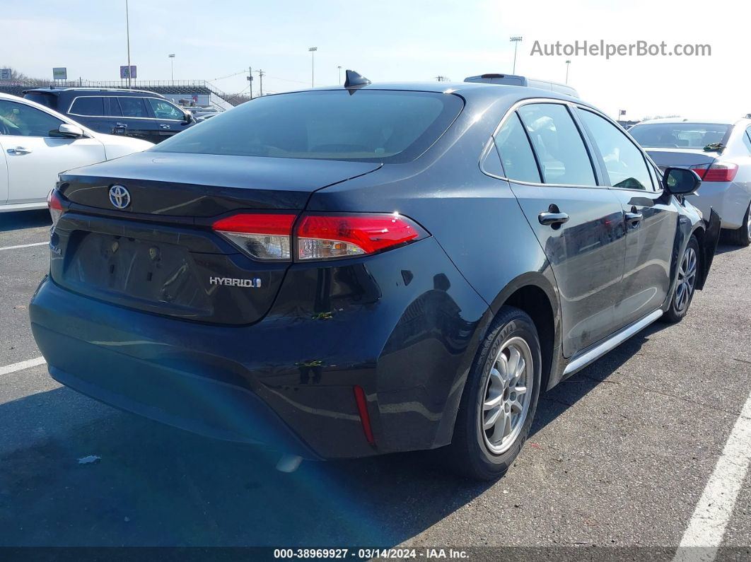 2021 Toyota Corolla Hybrid Le Black vin: JTDEAMDE8MJ014731