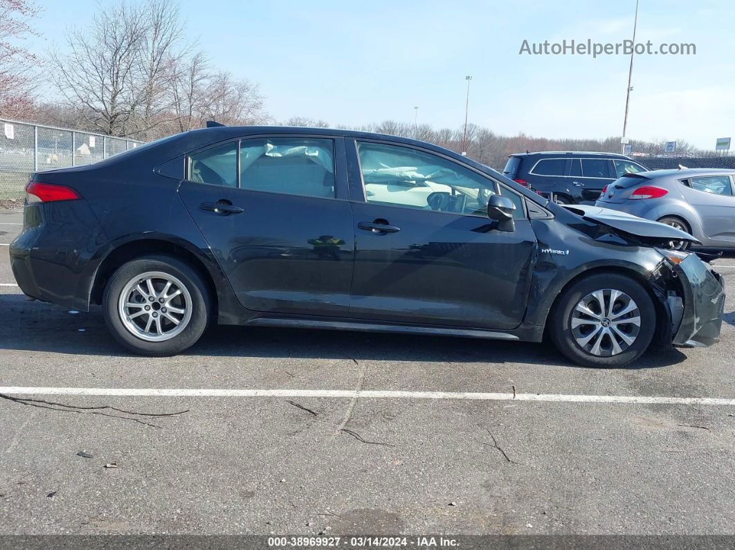 2021 Toyota Corolla Hybrid Le Black vin: JTDEAMDE8MJ014731