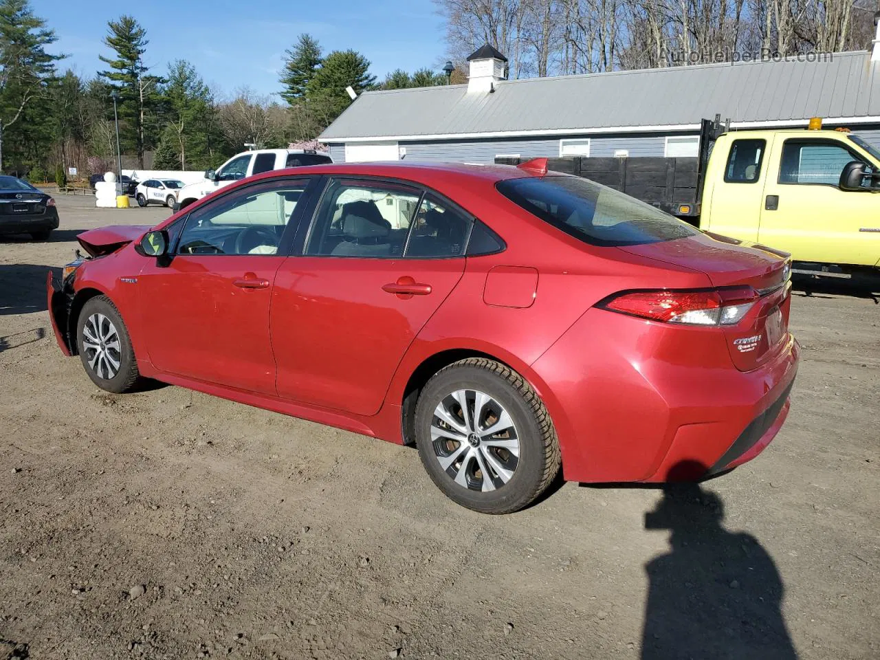 2021 Toyota Corolla Le Red vin: JTDEAMDE8MJ031190