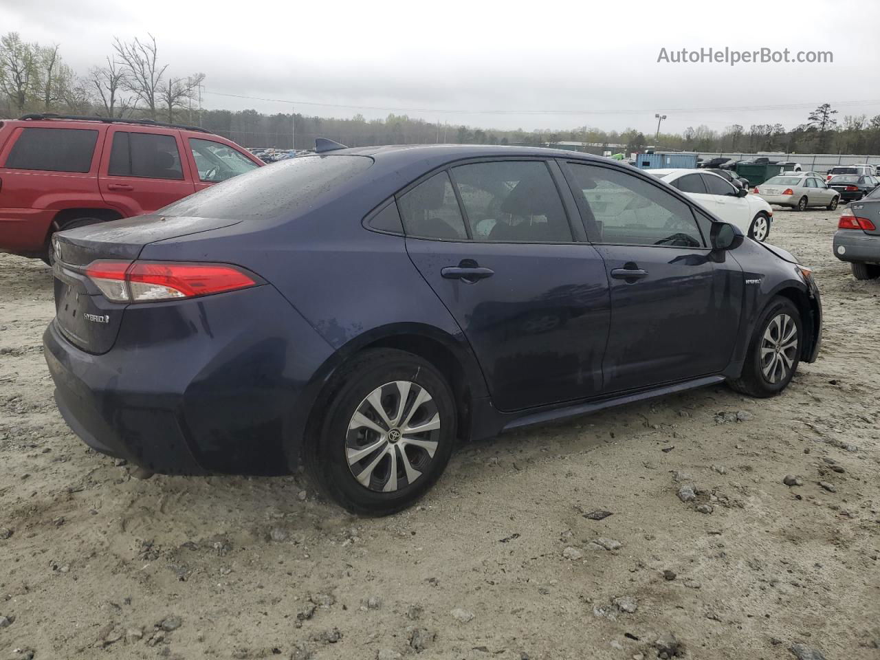 2021 Toyota Corolla Le Синий vin: JTDEAMDE9MJ005486